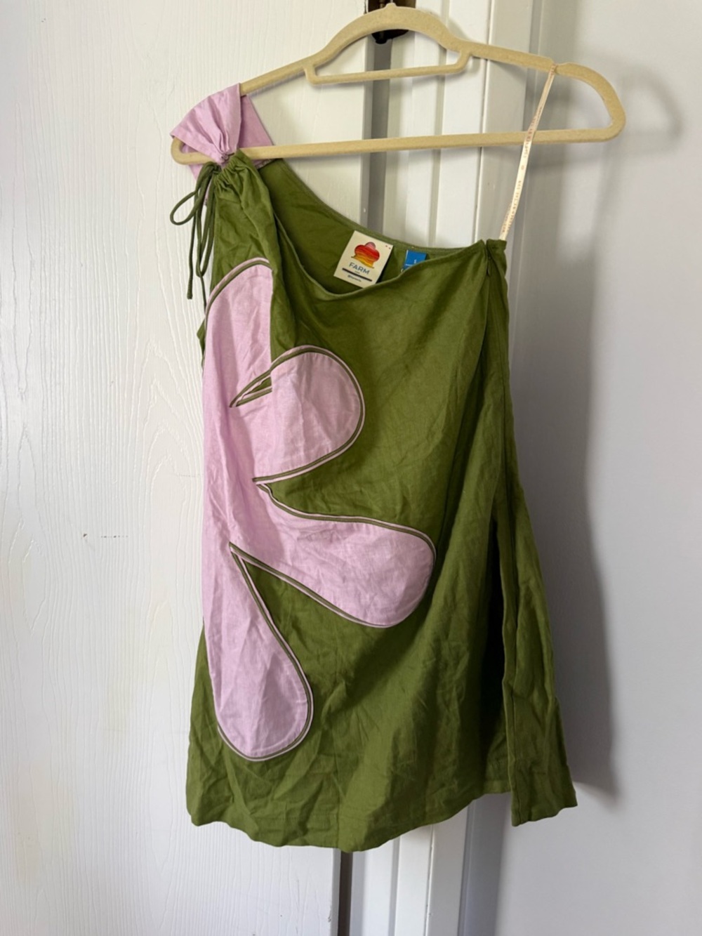 Farm Rio x Anthropologie One-Shoulder Mini Dress - Picture 4 of 6
